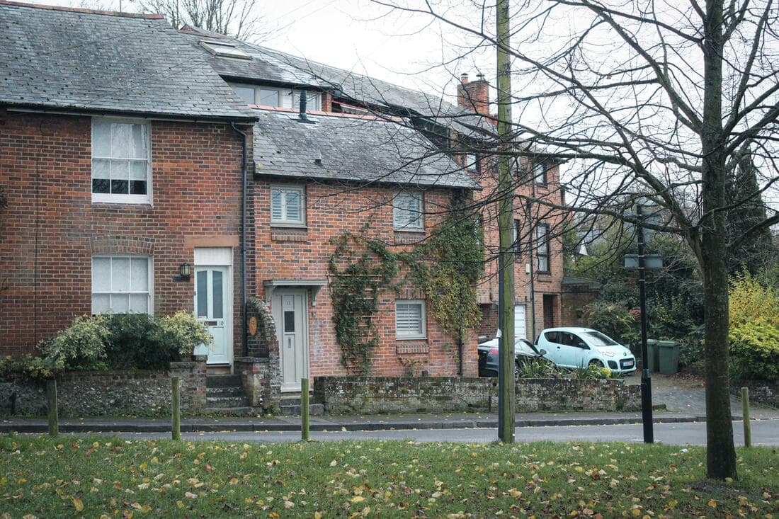 brick and block house
