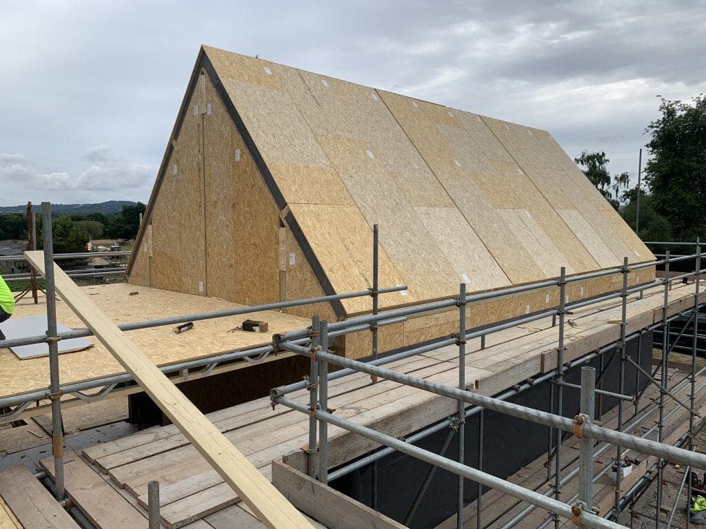 sip self build roof construction