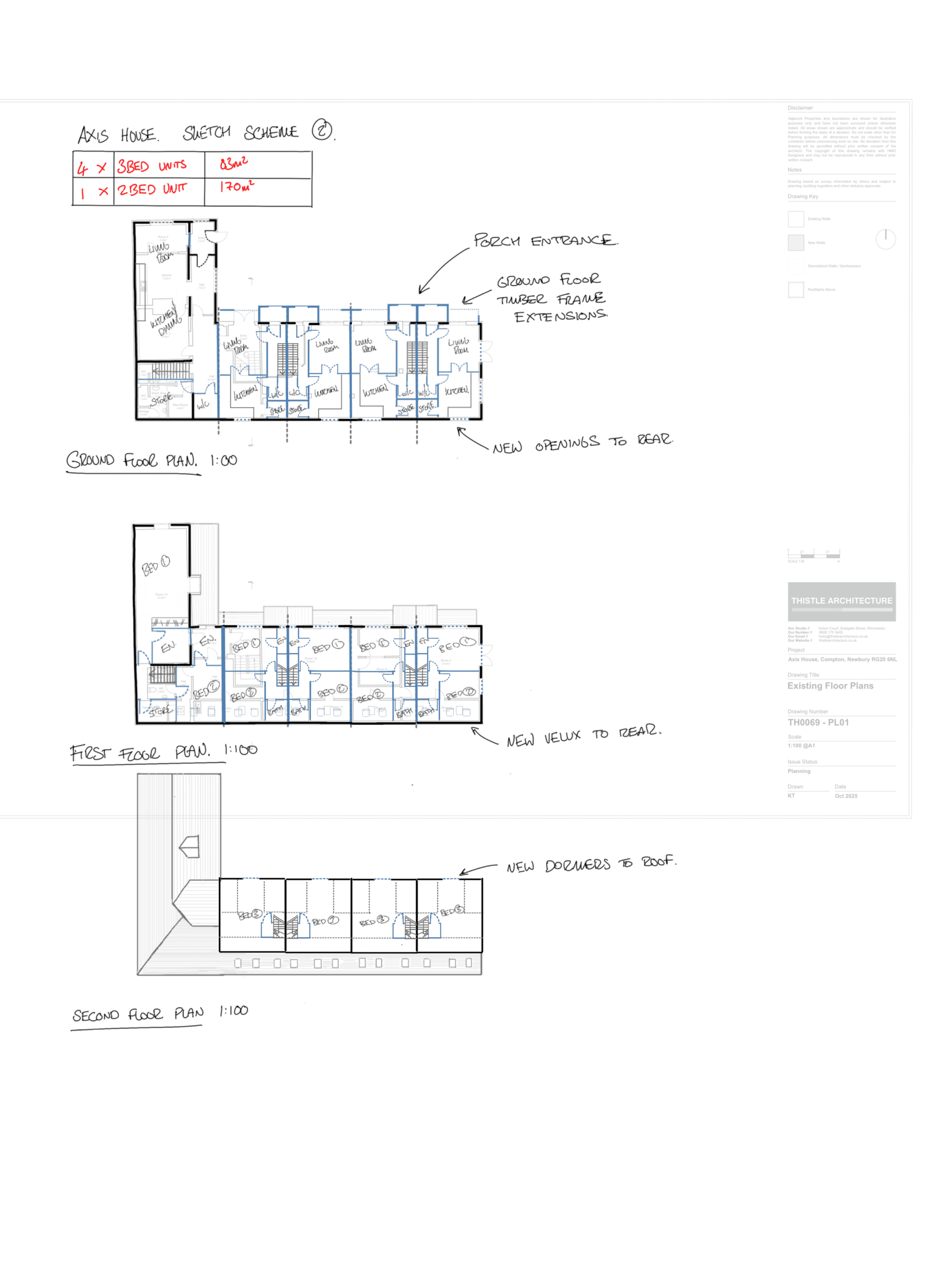 Office To High-End Houses, drawing 1