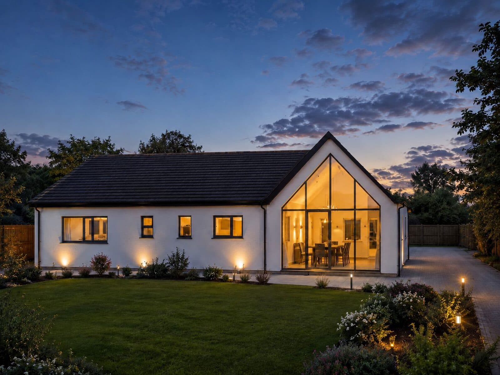Visualisation showing the new gable and glazing
