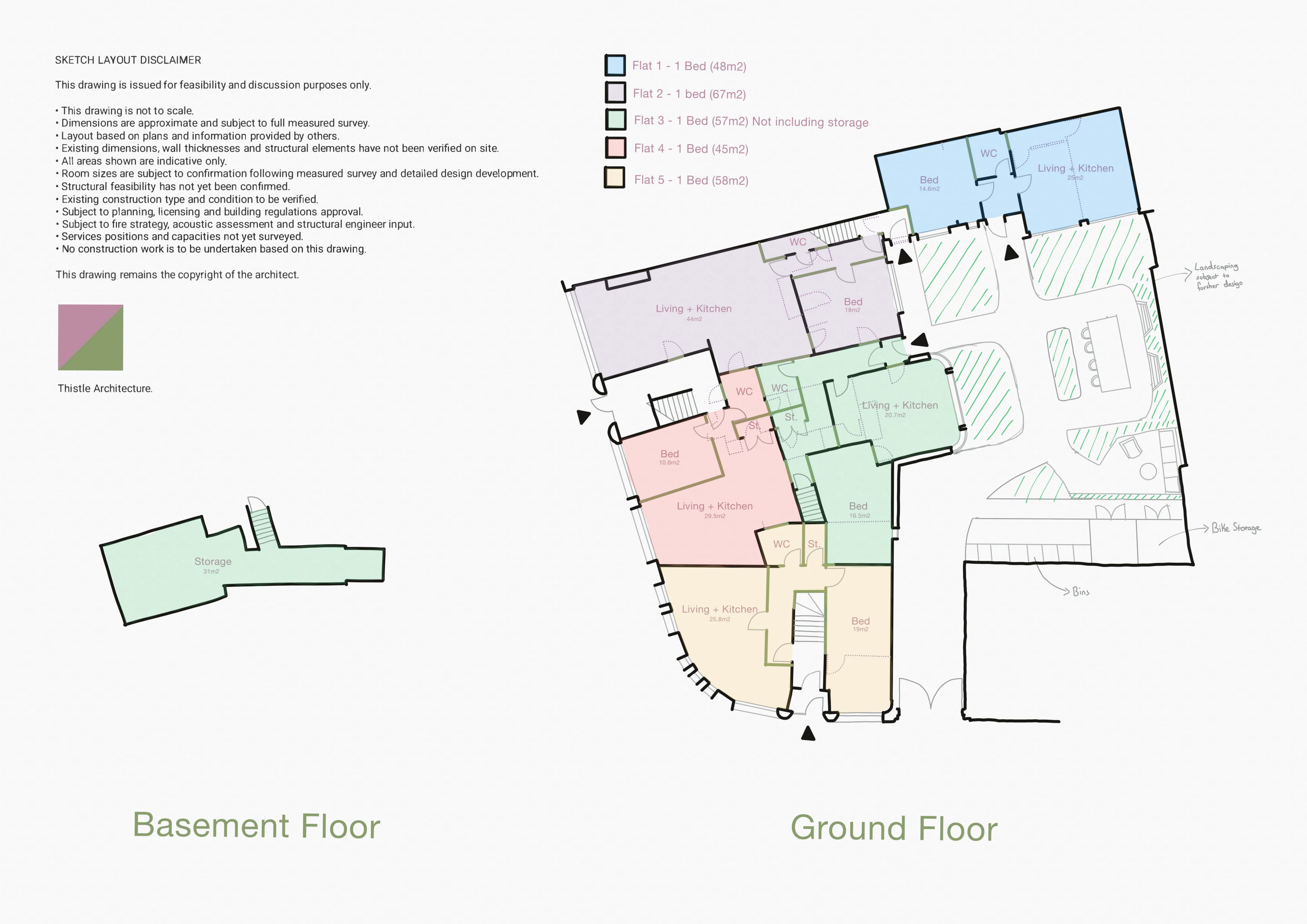 Feasibility sketch for Office To Residential Or HMO