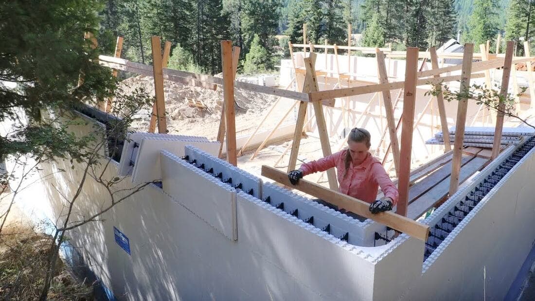 building with icf blocks for self build homes