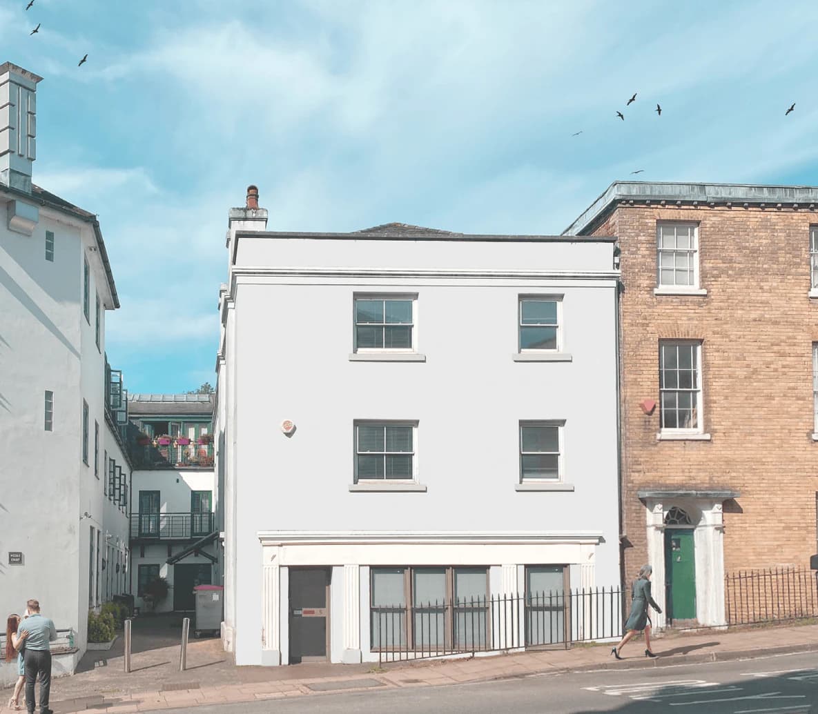 Visualisation of Monument House from the High Street