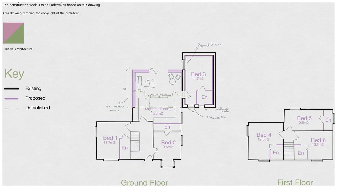 Three-Bed House To Six-Bed HMO